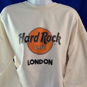 Vintage 90s Hard Rock Cafe London Sweatshirt size Large